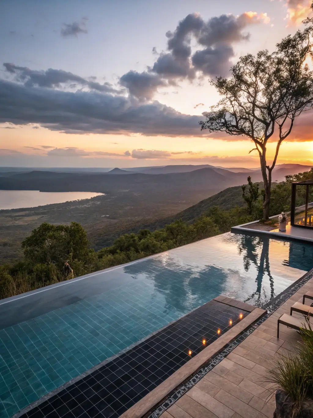 An image of Casa Vella's infinity pool, capturing its seamless blend with the horizon and the surrounding Mediterranean landscape.